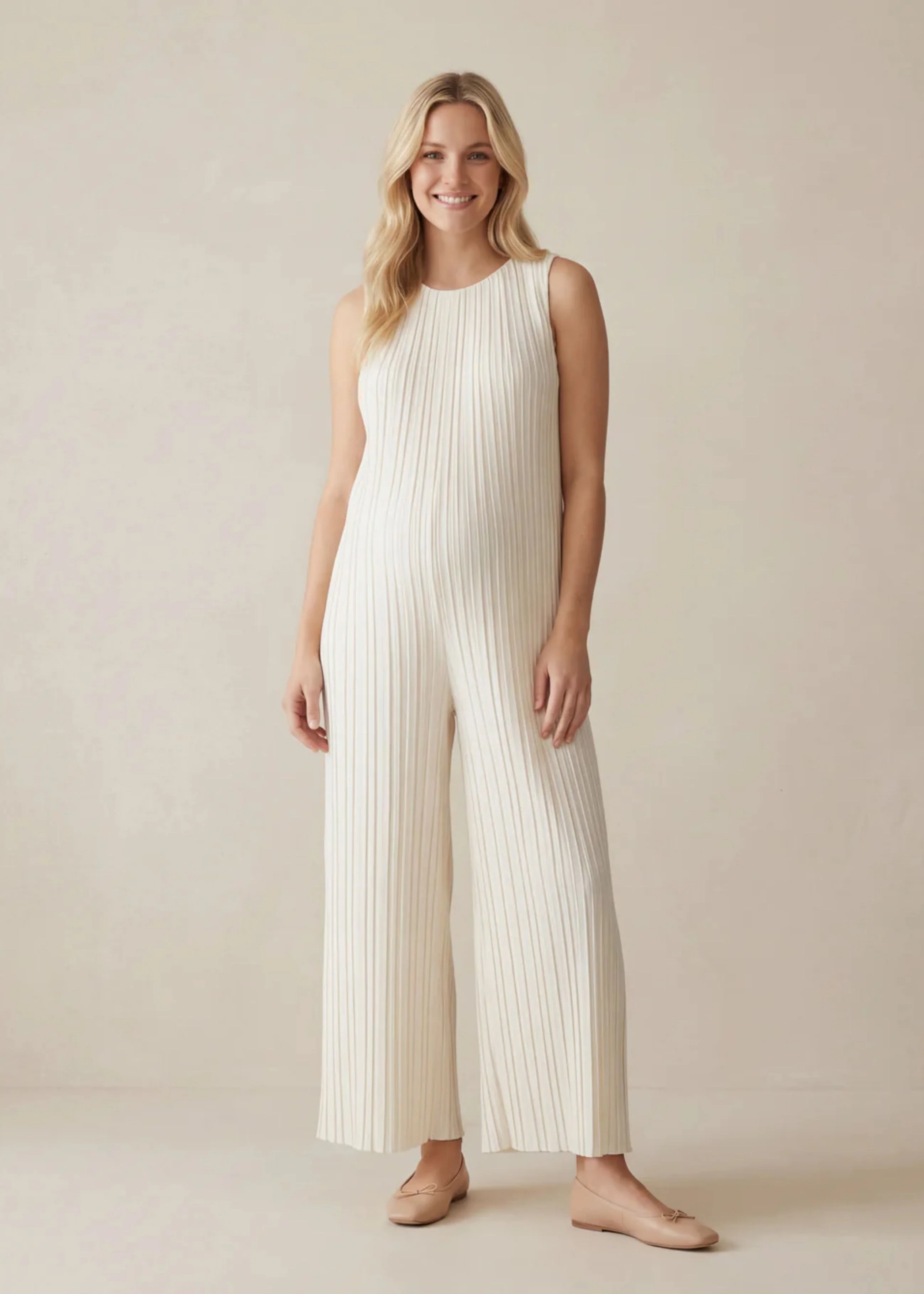 White Flow Jumpsuit - Image 3